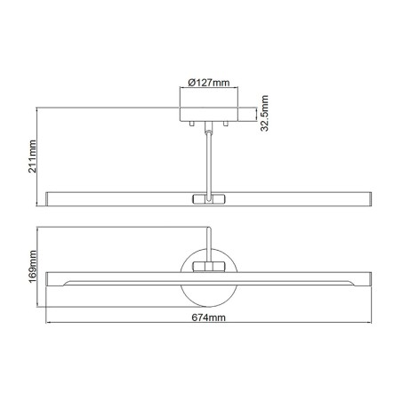 Aplique de pared LED Alton (10W)