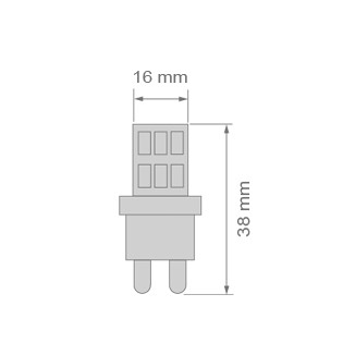 Bombilla LED G9 Mini (3W - 4000ºK)