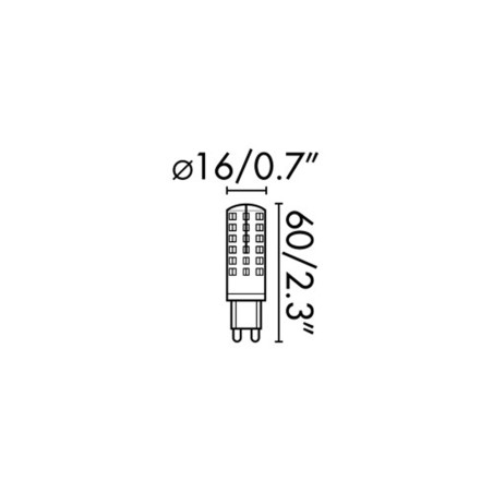 Bombilla LED G9 (5W)