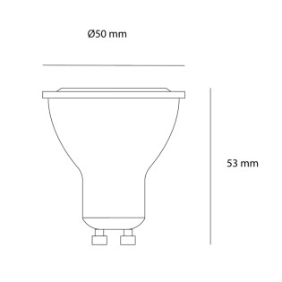 Bombilla LED GU10 (4W)