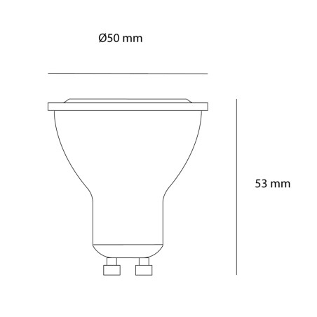 Bombilla LED GU10 (4W)
