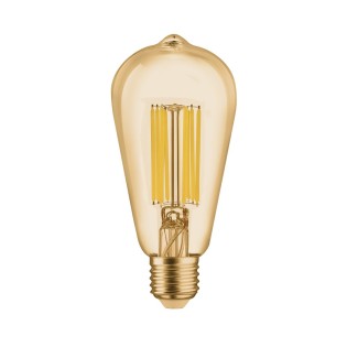 Bombilla LED E27 ST64 Oro Clase A (7W)