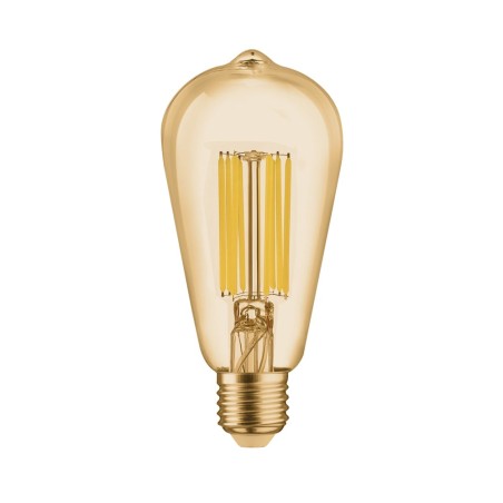Bombilla LED E27 ST64 Oro Clase A (7W)