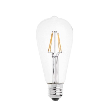 Bombilla filamento LED Edison (4W-cálida)