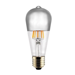 Bombilla LED Decorativa Espejo Plata E27 (8W)