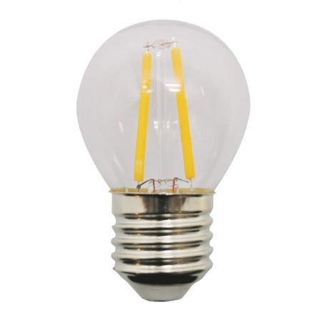 Bombilla LED Esférica E27 Luz fría (2W)
