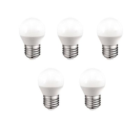 Pack 5 Bombillas led A2BC 6W E27  (6000ºk)