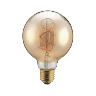 Bombilla LED E27 G95 Ámbar...