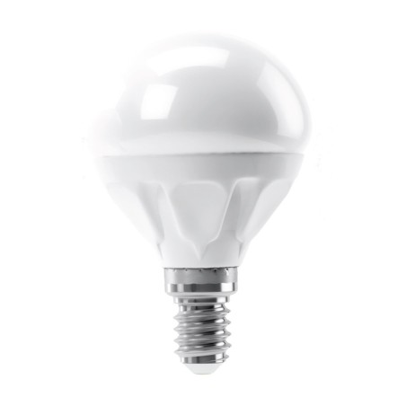 Bombilla LED Esférica Cerámica E14 Luz Cálida (5.2W)