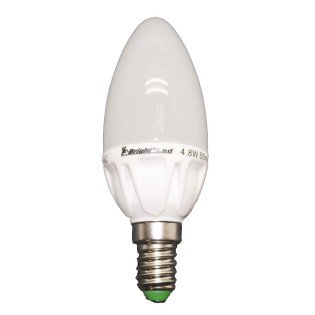 Bombilla LED Vela cerámica E14 luz cálida (5.2W)
