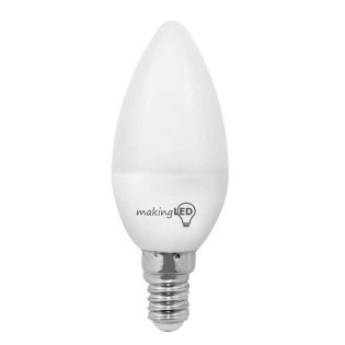 Bombilla LED vela neutra (4W)