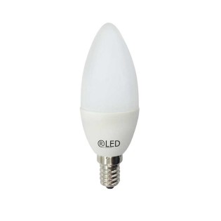 Pack 2 Bombillas LED Vela E14 (6W)