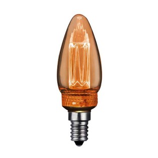 Bombilla decorativa forma Vela LED E14
