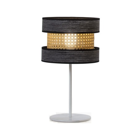 Lámpara de mesa Takasi Wood Negro