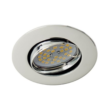 Foco empotrable BASIC redondo cromo. Wonderlamp