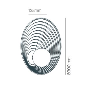 Aplique de pared Albor
