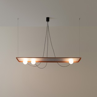 Lámpara colgante Wire (3 luces)