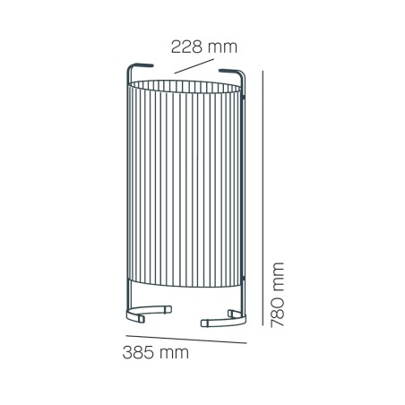 Lámpara para exterior Amid 78 II