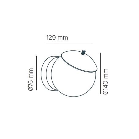 Aplique de pared Kep