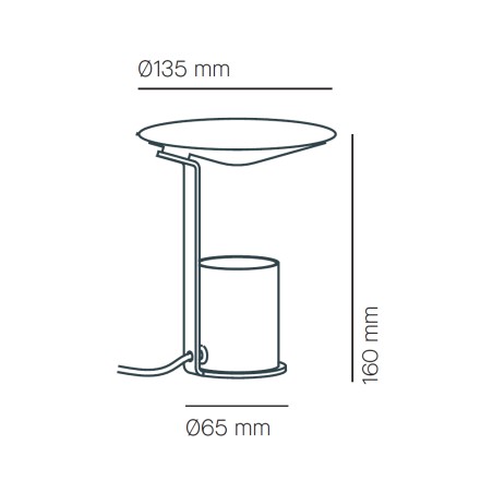 Lámpara de mesa LED Mokka (7W)