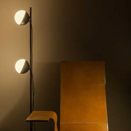 Lámpara de pie LED Half (2 luces)