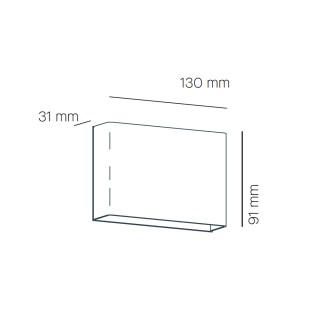 Aplique de pared LED O-Tel (7W)