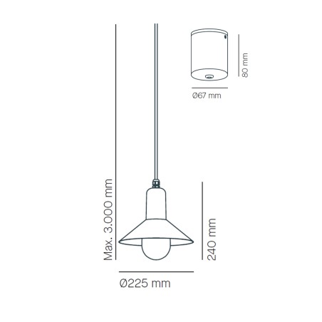 Lámpara de techo Tagomago Mini