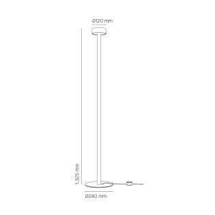 Lámpara de pie LED Peak Lane 132 (15W)