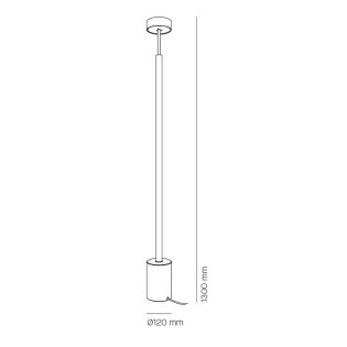 Lámpara de pie LED Peak 132 (15W)