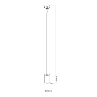 Lámpara de pie LED Peak 170 (15W)