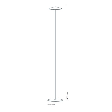 Lámpara de pie LED Pla II (15W)