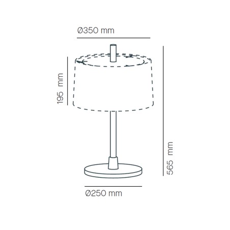 Lámpara de mesa Linood