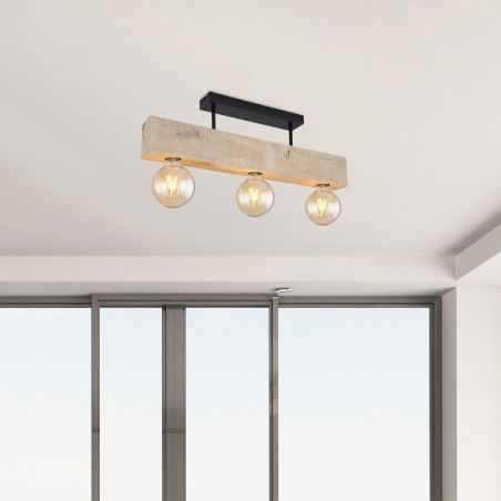 Regleta de techo Adalie (3 luces)