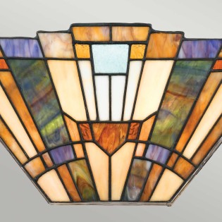 Aplique de pared Tiffany Inglenook
