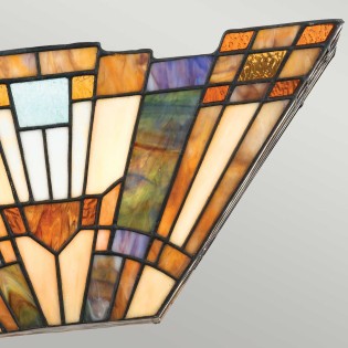 Aplique de pared Tiffany Inglenook