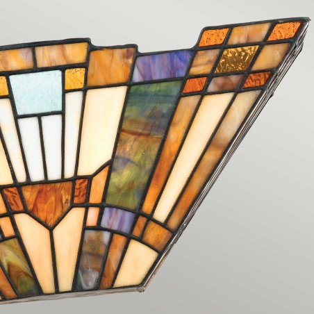 Aplique de pared Tiffany Inglenook