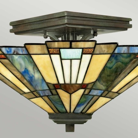 Plafón de techo Tiffany Inglenook