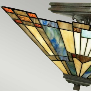 Plafón de techo Tiffany Inglenook