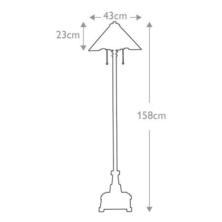 Lámpara de pie Inglenook