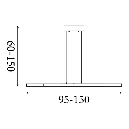 Lámpara de techo LED Linear CCT (39W)