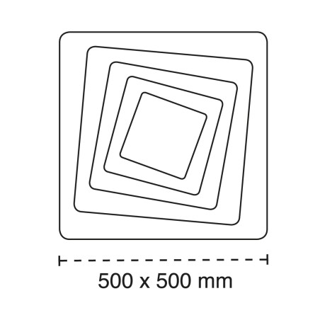 Plafón de techo LED Tandy CCT Dim (135W)