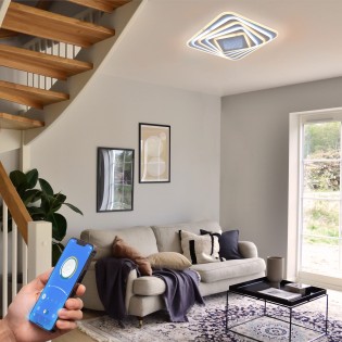 Plafón de techo LED Tandy CCT Dim (135W)
