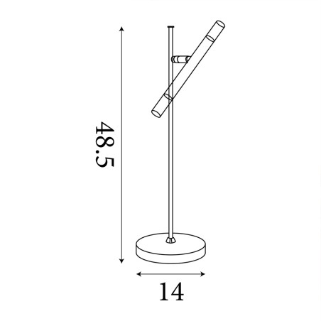 Lámpara de mesa LED Wands (4.6W)