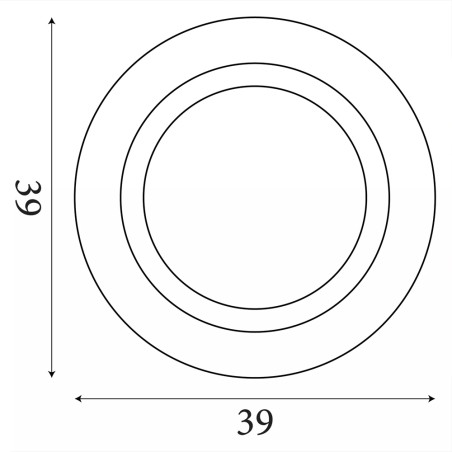 Plafón de techo LED Ringo CCT (40W)