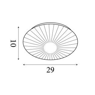 Plafón de techo LED Malta CCT (16W)