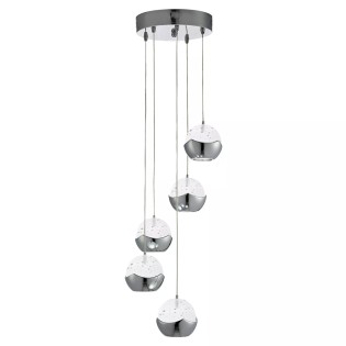 Lámpara colgante LED Iceball (5x6W)