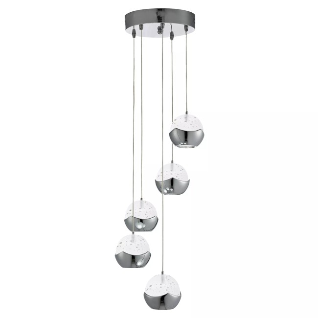 Lámpara colgante LED Iceball (5x6W)