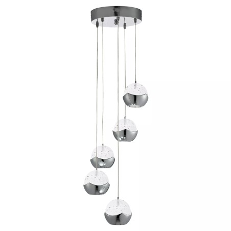 Lámpara colgante LED Iceball (5x6W)