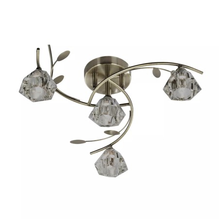 Plafón de techo Sierra (4 luces)