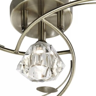 Plafón de techo Sierra (4 luces)